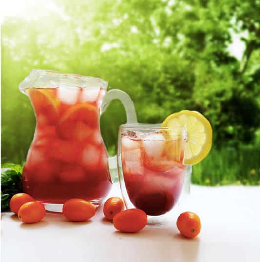 Refreshing Ice Tea: Hibiscus & Orange  - Shoti Maa Tea