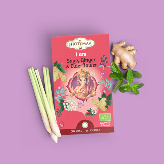 I Am - Organic Sage, Ginger & Elderflower Infusion - Shoti Maa