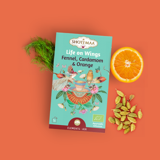Life on Wings - Organic Fennel, Cardamom & Orange Infusion - Shoti Maa