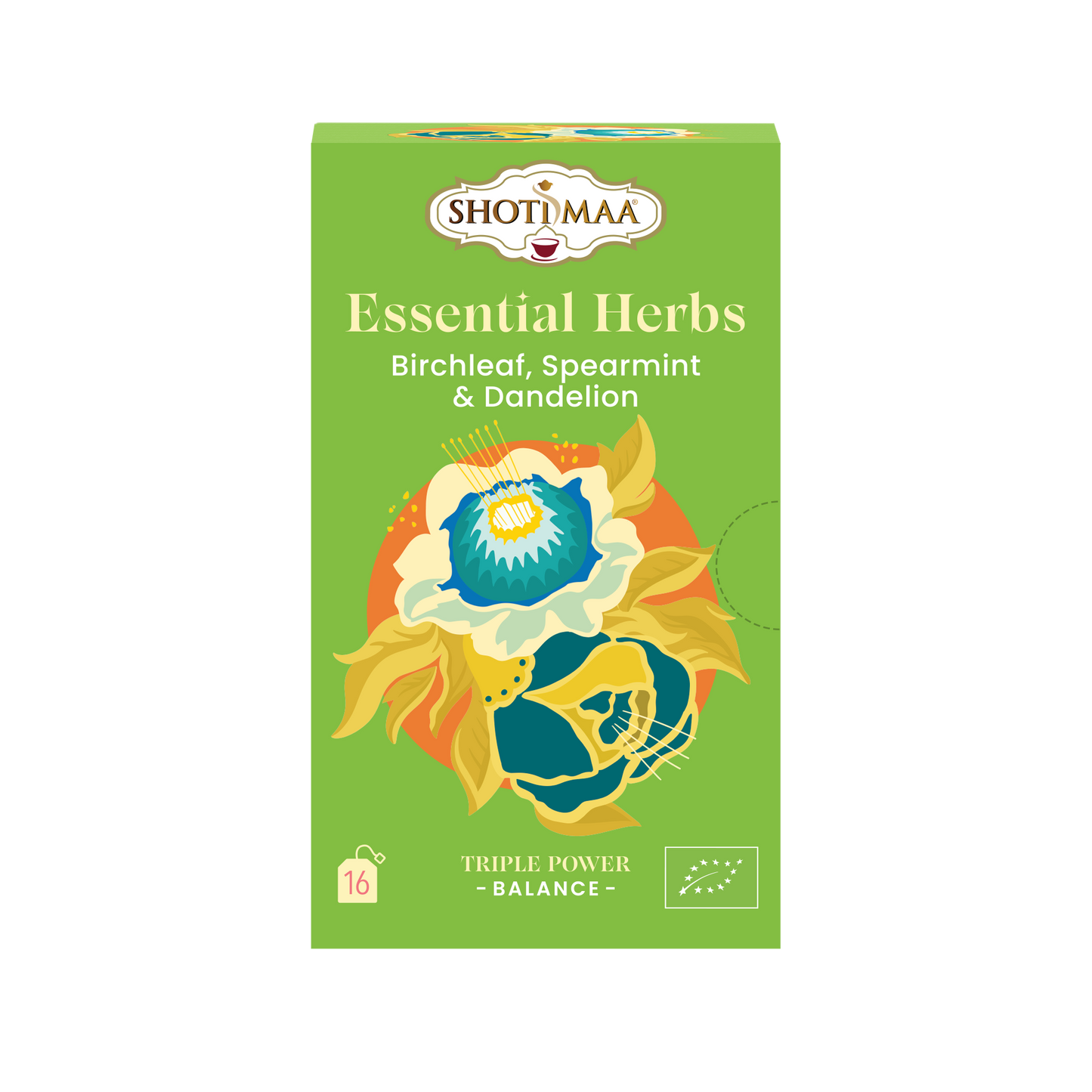 Essential Herbs - BIO Birkenblatt, Minze & Löwenzahn - Shoti Maa