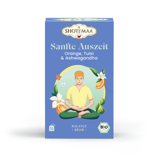 Sanfte Auszeit - Organic Orange, Tulsi & Ashwagandha Infusion - Shoti Maa