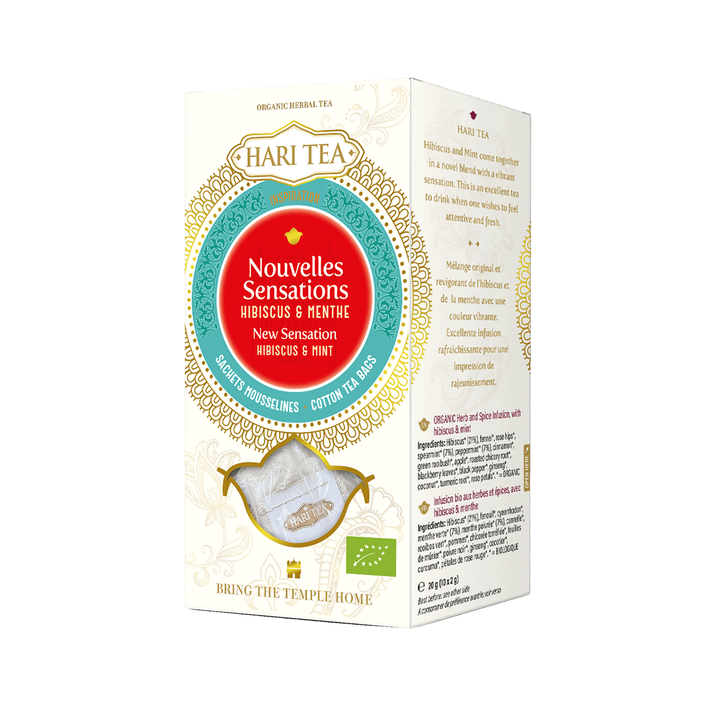 Nouvelles Sensations - Hibiscus & Menthe Infusion BIO - Hari Tea
