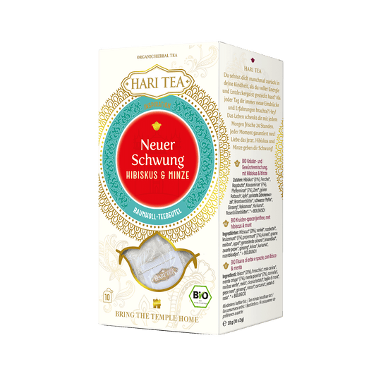Neuer Schwung - Hibiskus & Minze Bio-Tee - Hari Tea