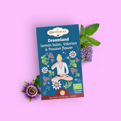 Dreamland - Organic Lemon balm, Valerian & Passionflower - Shoti Maa