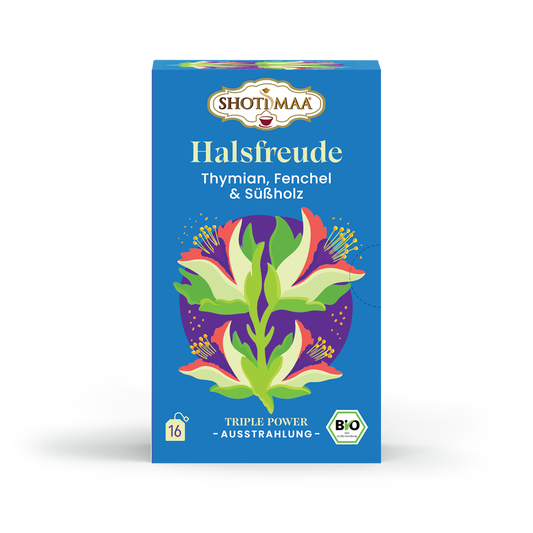 Halsfreude - BIO Thymian, Fenchel & Süßholz - Shoti Maa