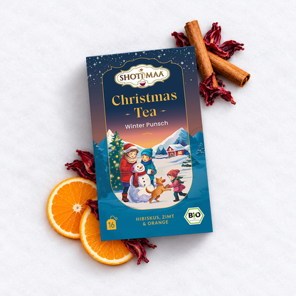 Christmas Tea - Winter Punch - BIO Hibiskus, Zimt & Orange - Shoti Maa