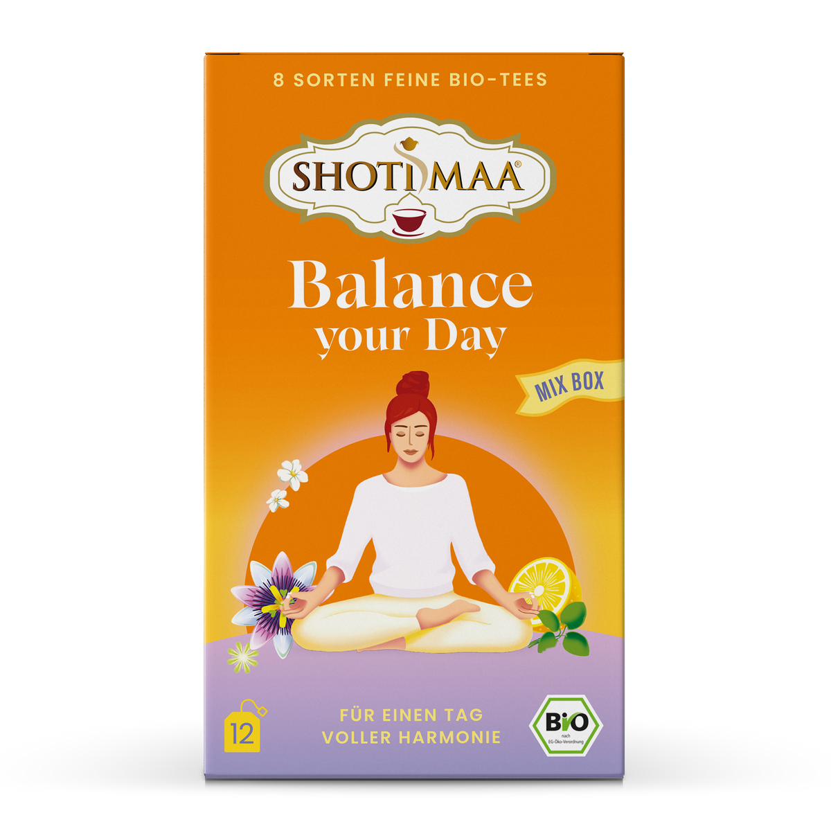 Balance your Day - Gift Box of Organic Herbal and Spice Infusions - Shoti Maa