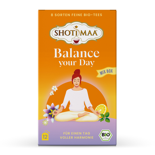 Balance your Day - Gift Box of Organic Herbal and Spice Infusions - Shoti Maa