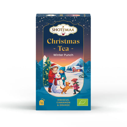 Christmas Tea  - Winter Punch -  Organic Hibiscus, Cinnamon & Orange - Shoti Maa