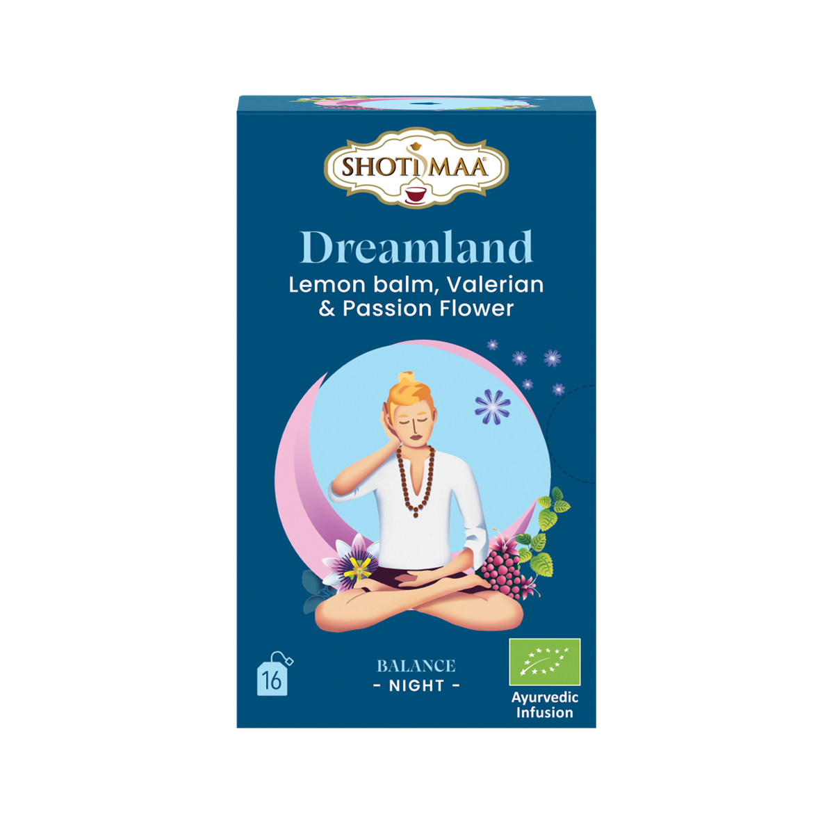 Dreamland - Organic Lemon balm, Valerian & Passionflower - Shoti Maa