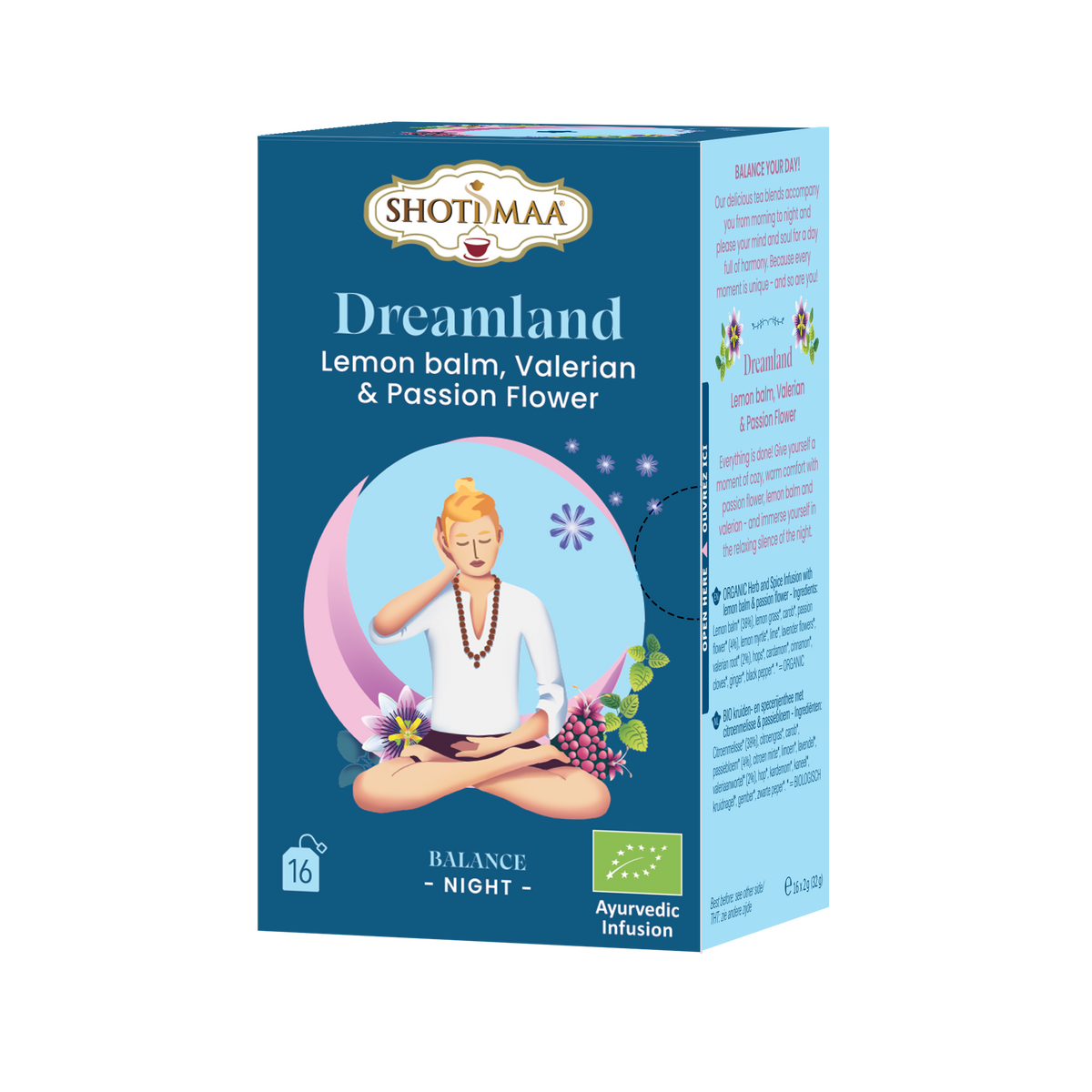 Dreamland - Organic Lemon balm, Valerian & Passionflower - Shoti Maa