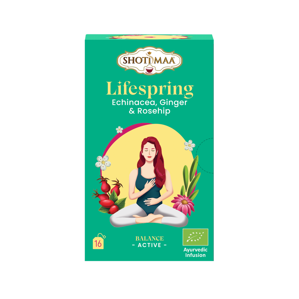 Lifespring - Organic Echinacea, Ginger & Rosehip Infusion - Shoti Maa