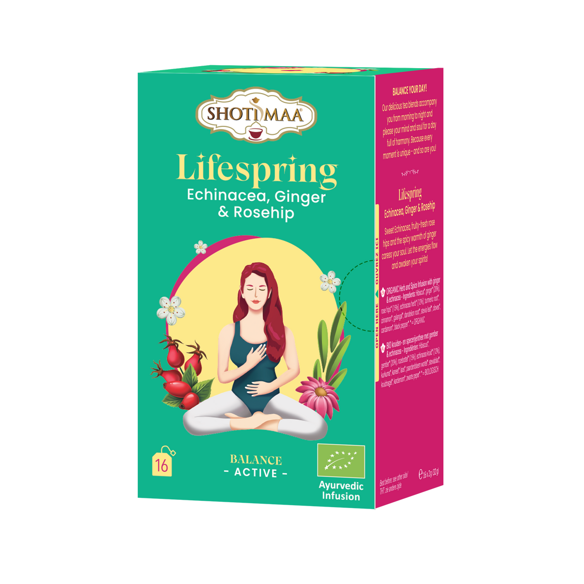 Lifespring - Organic Echinacea, Ginger & Rosehip Infusion - Shoti Maa