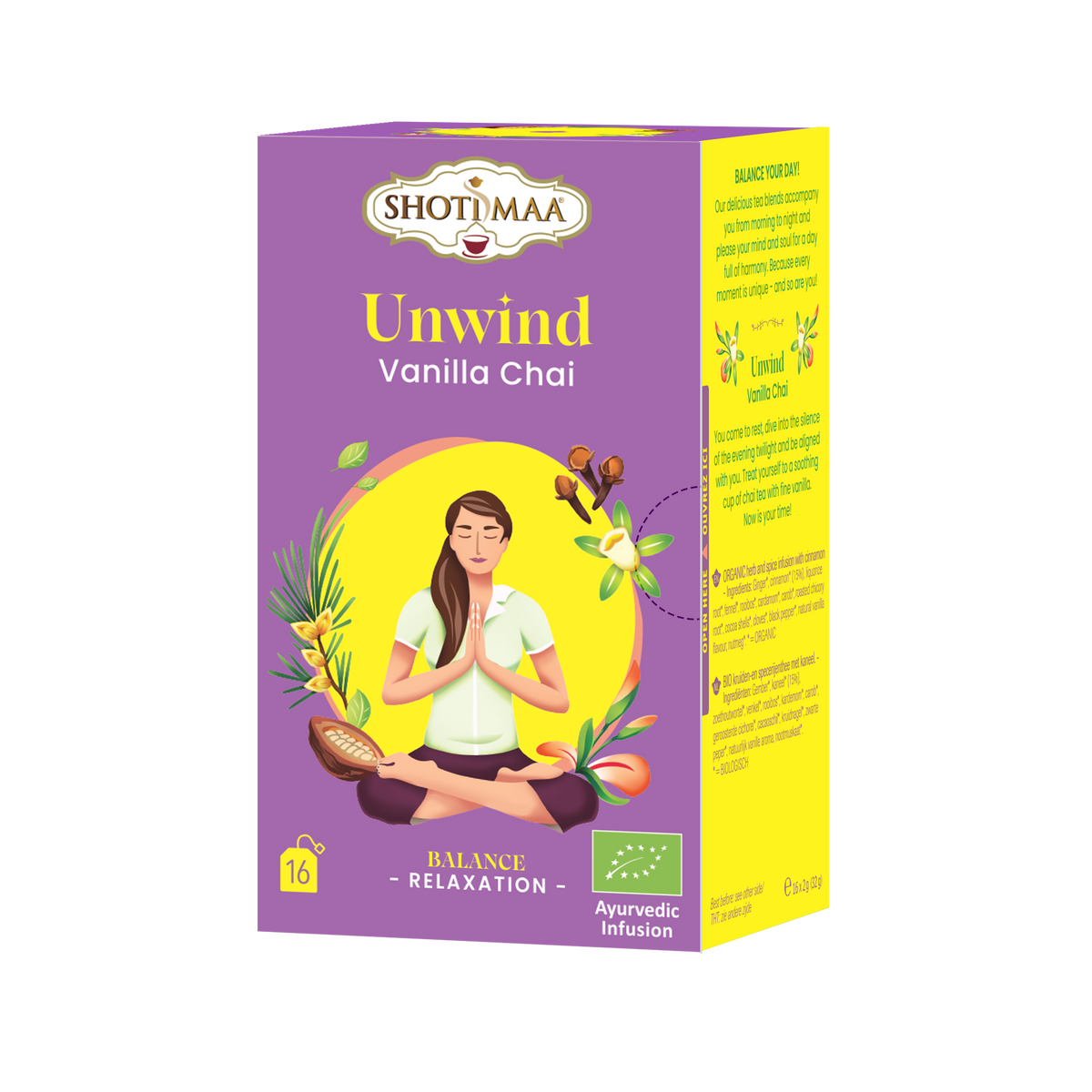 Unwind - Organic Vanilla Chai Infusion - Shoti Maa