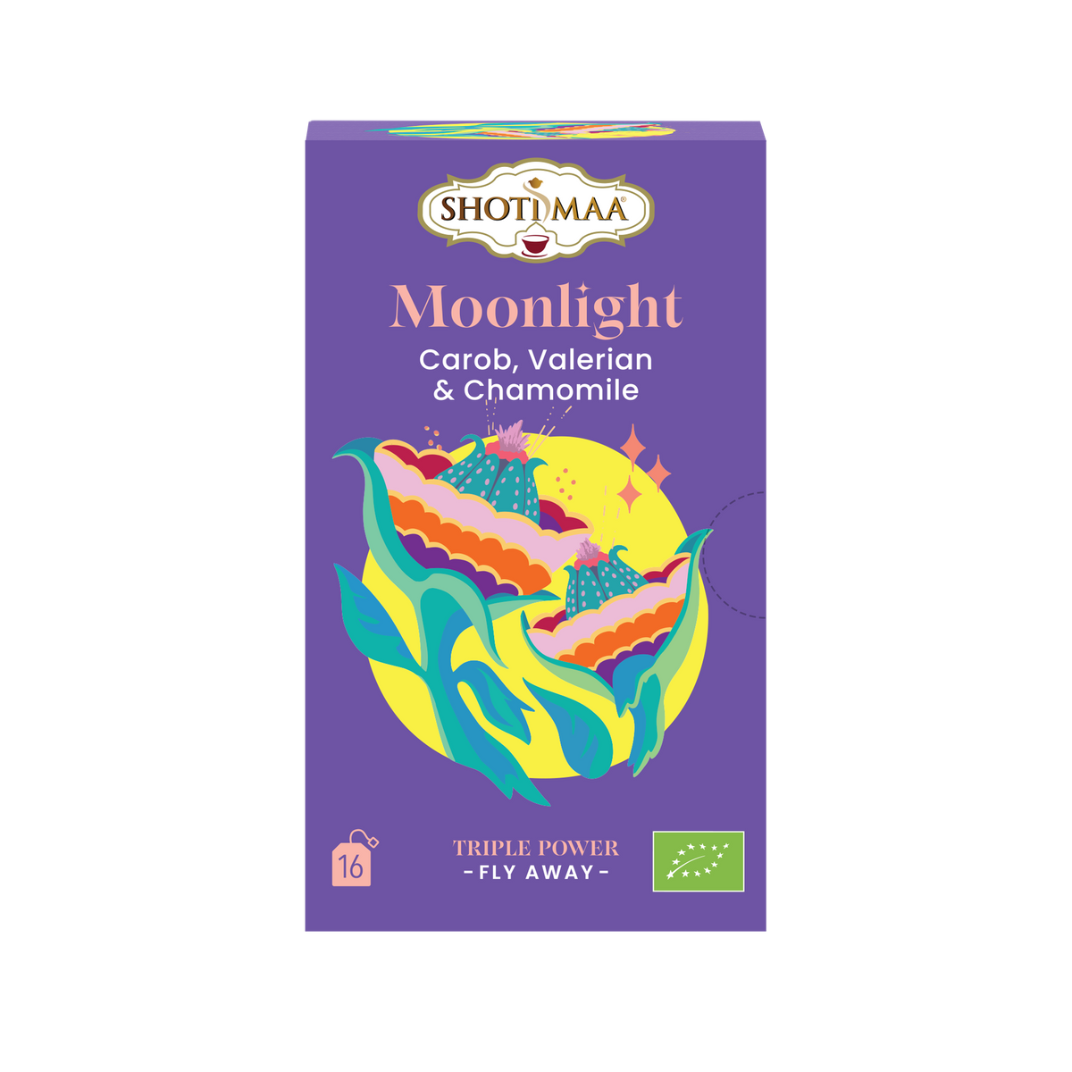 Moonlight  - Caroube, Valériane, Camomille Infusion BIO - Shoti Maa
