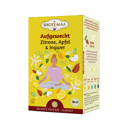 Aufgeweckt -  Organic Lemon, Apple & Ginger Infusion - Shoti Maa