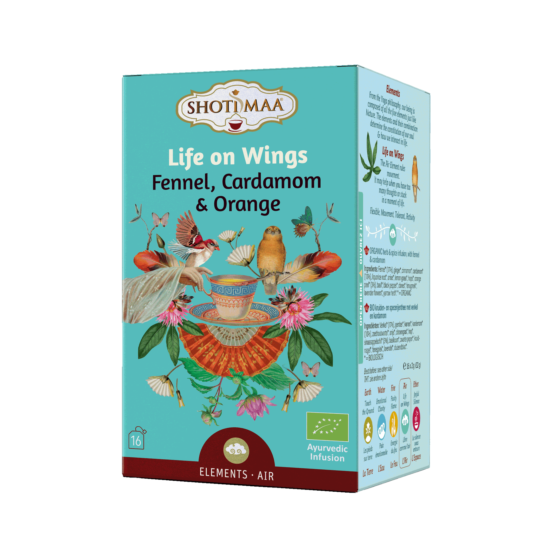 Life on Wings - Organic Fennel, Cardamom & Orange Infusion - Shoti Maa ...