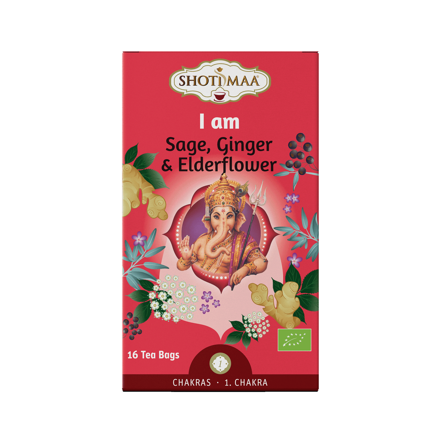 I Am - Organic Sage, Ginger & Elderflower Infusion - Shoti Maa