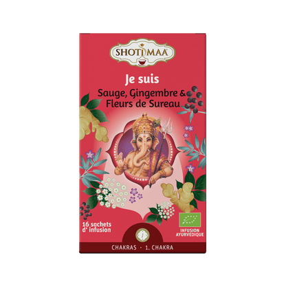 Je suis - Organic Sage, Ginger & Elderflower Infusion - Shoti Maa