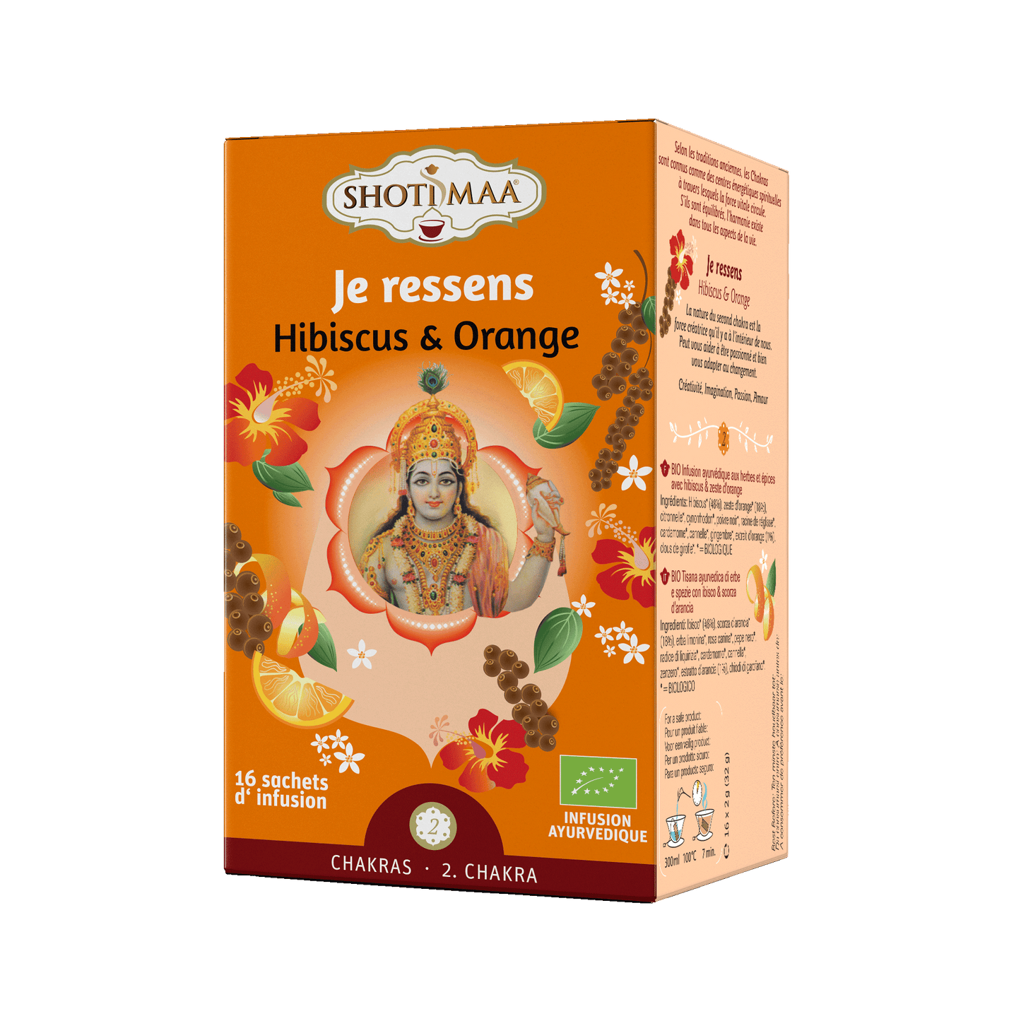 Je ressens - Organic Hibiscus & Orange Infusion - Shoti Maa
