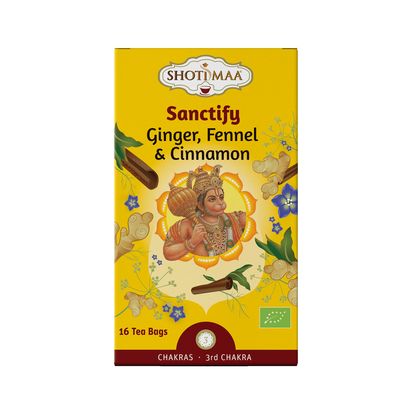 Sanctify - Organic Ginger, Fennel & Cinnamon Infusion - Shoti Maa