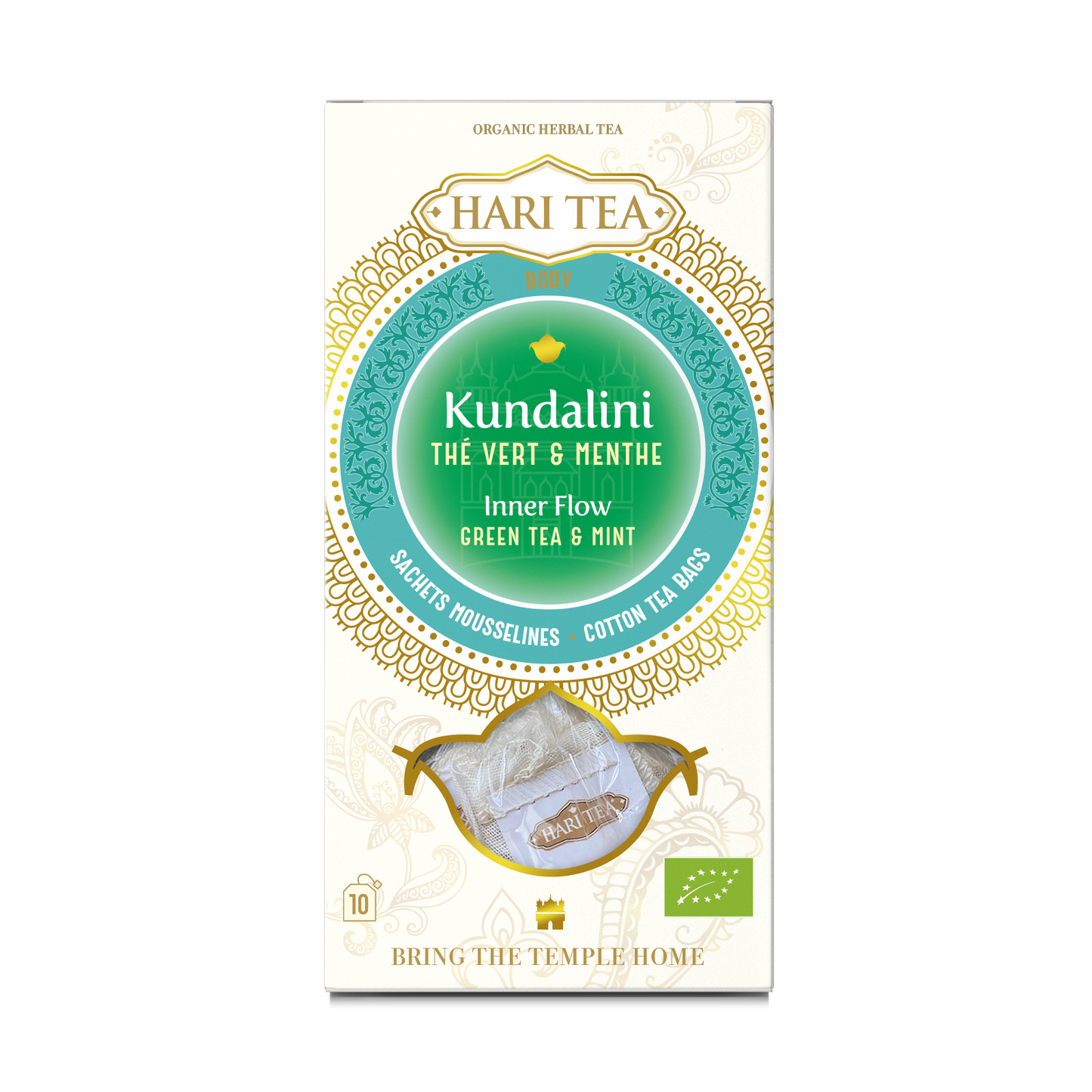 Inner Flow - Green Tea & Mint Organic loose tea - Hari Tea