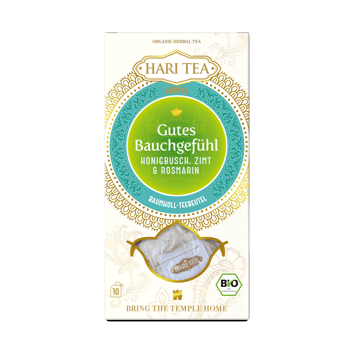 Gutes Bauchgefühl - Honigbusch, Zimt & Rosmarin Bio-Tee - Hari Tea