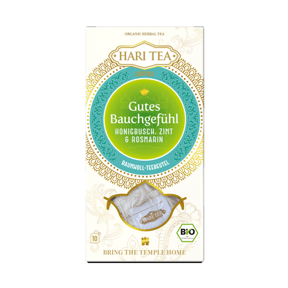 Gutes Bauchgefühl - Honigbusch, Zimt & Rosmarin Bio-Tee - Hari Tea