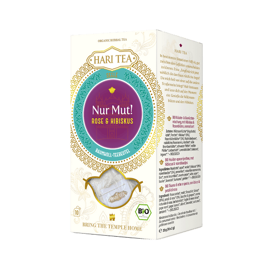 Nur Mut! - Rose & Hibiskus Bio-Tee - Hari Tea