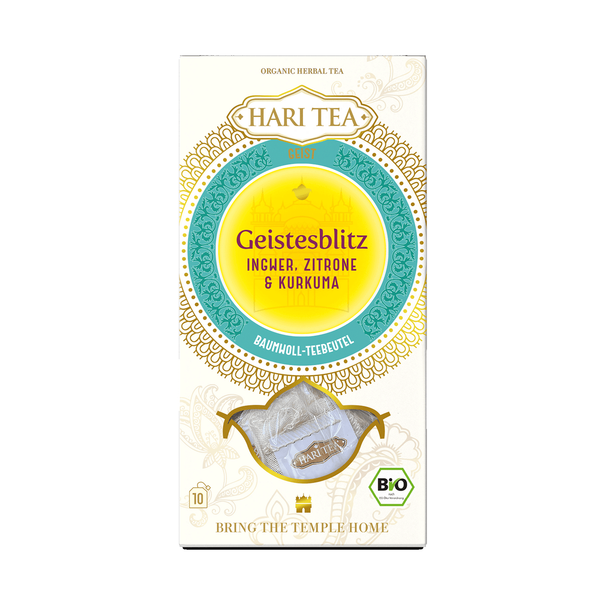 Geistesblitz - Ingwer, Zitrone & Kurkuma Bio-Tee - Hari Tea