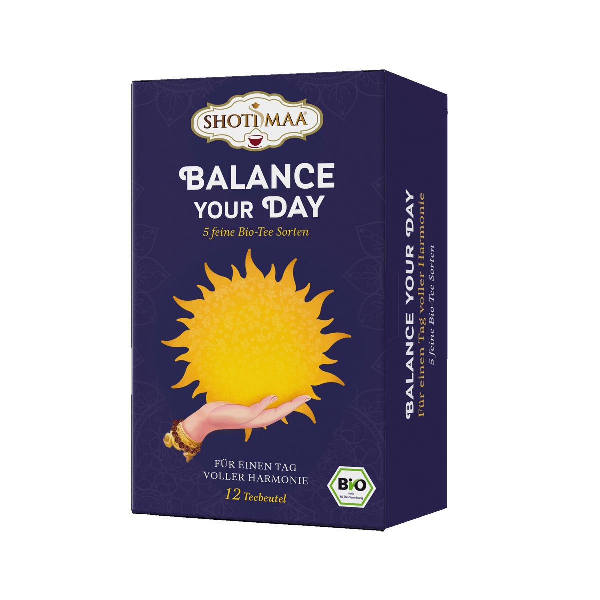 Balance your Day Box - Boîte cadeau avec 12 herbes biologiques et épicée - Shoti Maa