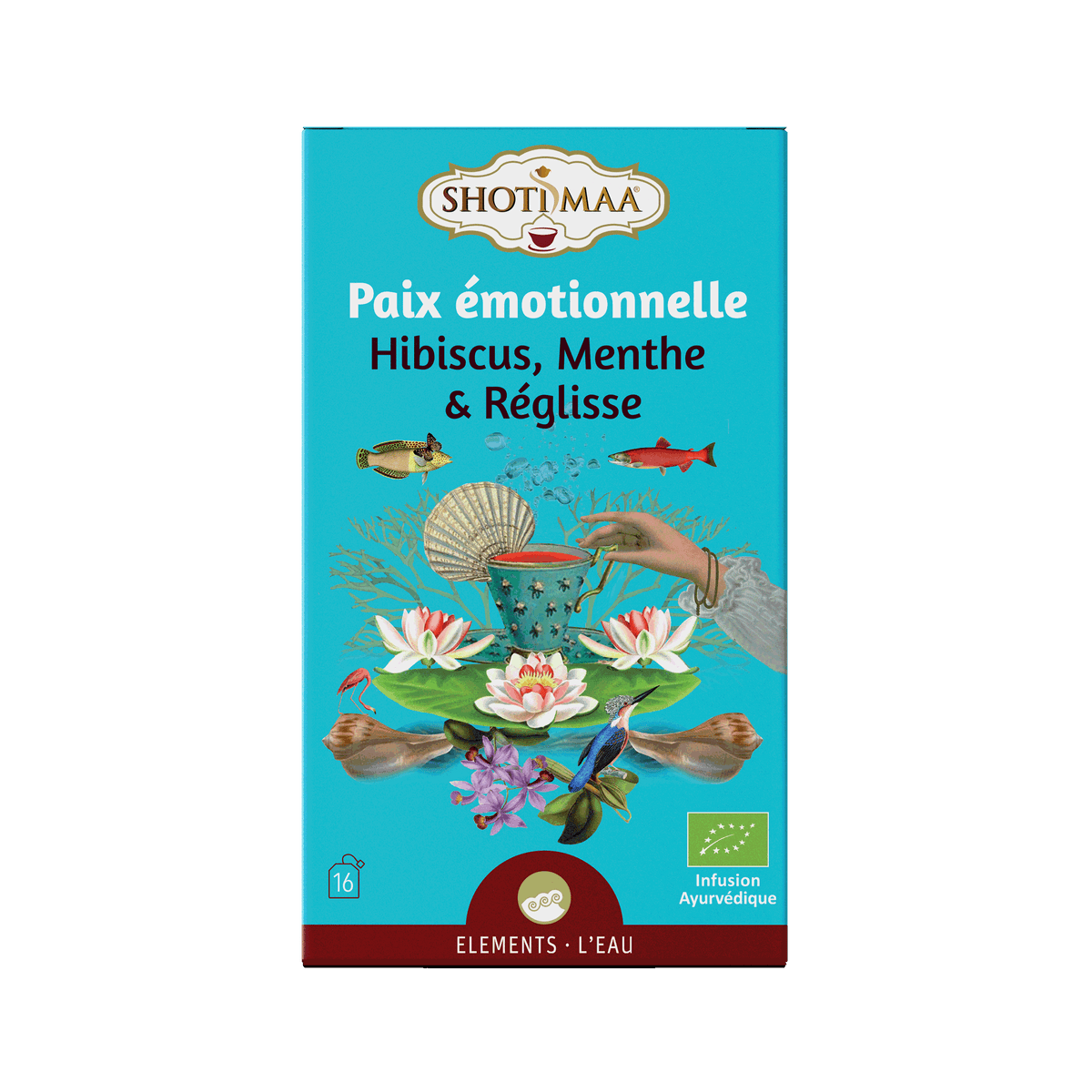 Paix émotionnelle  - Hibiscus, Menthe & Réglisse Infusion BIO - Shoti Maa