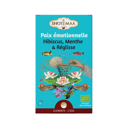 Paix émotionnelle  - Hibiscus, Menthe & Réglisse Infusion BIO - Shoti Maa