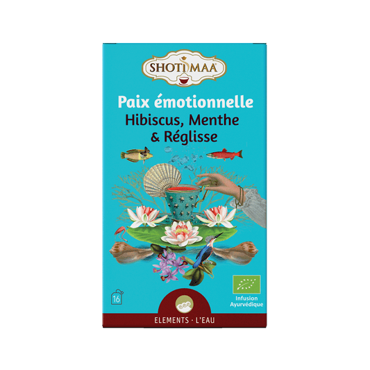 Paix émotionnelle  - Hibiscus, Menthe & Réglisse Infusion BIO - Shoti Maa