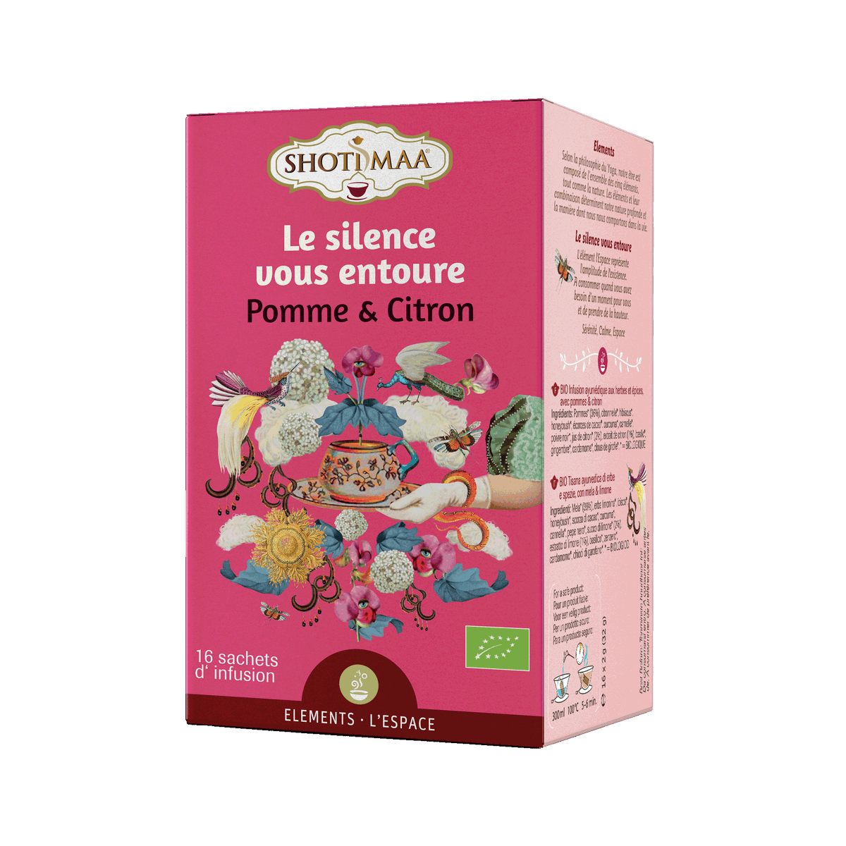 Le silence vous entoure - Infusion Pomme & Citron Bio - Shoti Maa
