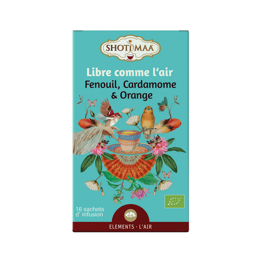Libre comme l’air - Infusion Fenouil, Cardamome & Orange Bio - Shoti Maa