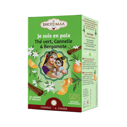 Je suis en paix - Thé Vert, Cannelle & Bergamote Infusion BIO - Shoti Maa